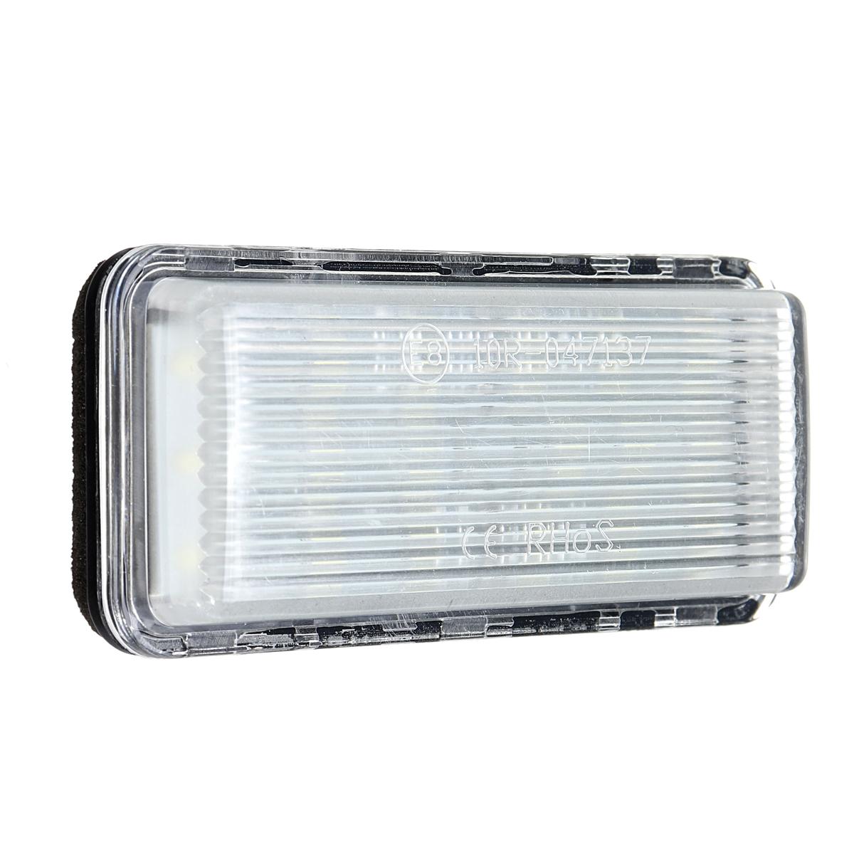 18-SMD White LED License Plate Lights For Toyota Land Cruiser, LX, GX - OEM Replacement