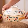 HuaMeiGuan High-Temperature Hand-Painted Casserole Pot