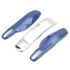 Car Remote Key Fob Case Trim Protective Cover Fit for 911Panamera Macan Boxster(Blue Silver )