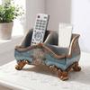 3 Compartment Remote Control Box Resin Desktop Storage Box  Home Decoration
