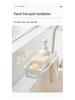Punch-Free Kitchen Dishcloth & Soap Storage Rack