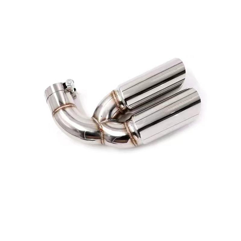 

Stainless Steel Car Exhaust Head Chrome Tailpipe Modified Tail Throat Tailpipe Compatible with FJ CRUISER 07-23