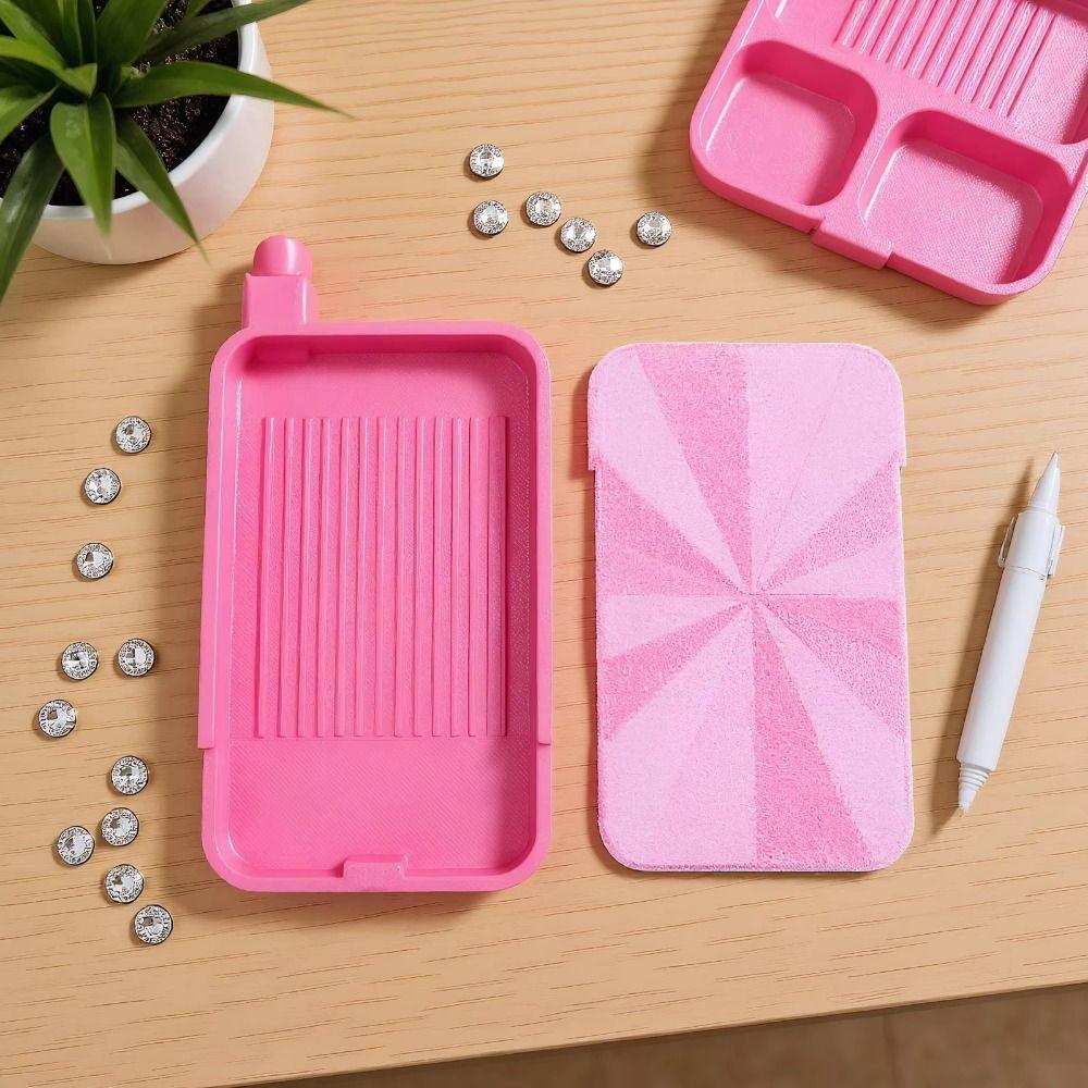 Prismatic Shine Lid Painting Tray Silky Bead Sorting Tray Craft Enthusiasts