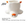 Playful Desktop Decor Upside Down Duck Pen Holder, 3D Printed Desk Organizer, Funny Creative Gift for Girls Stationery Storage Holder Office