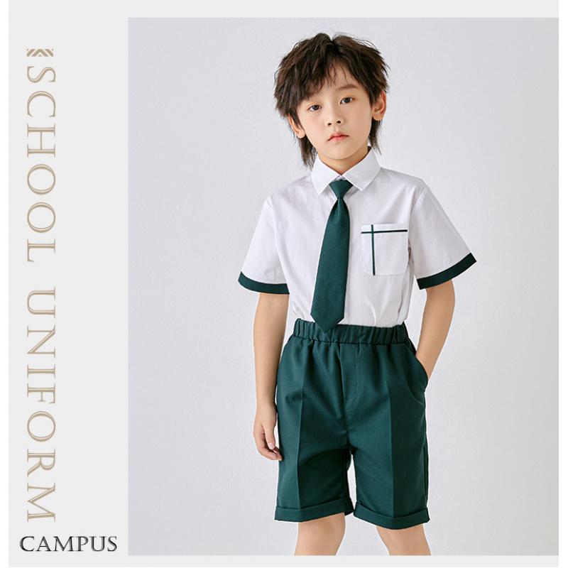 Kindergarten Uniform Summer Outfit Elementary School Class Uniform Spring Autumn British Style Children's Day Chorus Uniform School Uniform Set