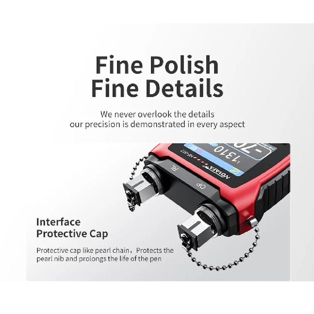 NOYAFA NF-917 Optical Power Meter REF Fiber Tester Visual Fault Locator FC SC Light Attenuation Measurement