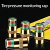 Visual Tire Pressure Indicator Cap for Quick Check with Green Yellow Red Warning Helps Avoid Blowouts Improve Safety on All Vehicles