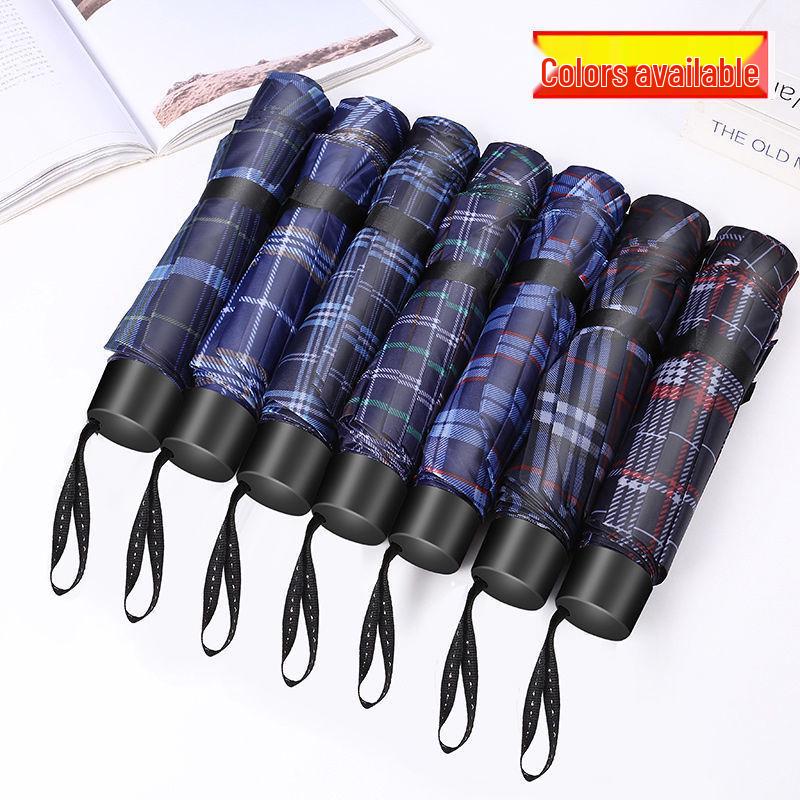 Ten-Bone XL Double Umbrella: Three-Fold for Two, Men & Women, Business, Large, Sunny & Rainy.