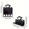 Christmas Metal Candle Holder 4 Candles Festive Decor Living Room