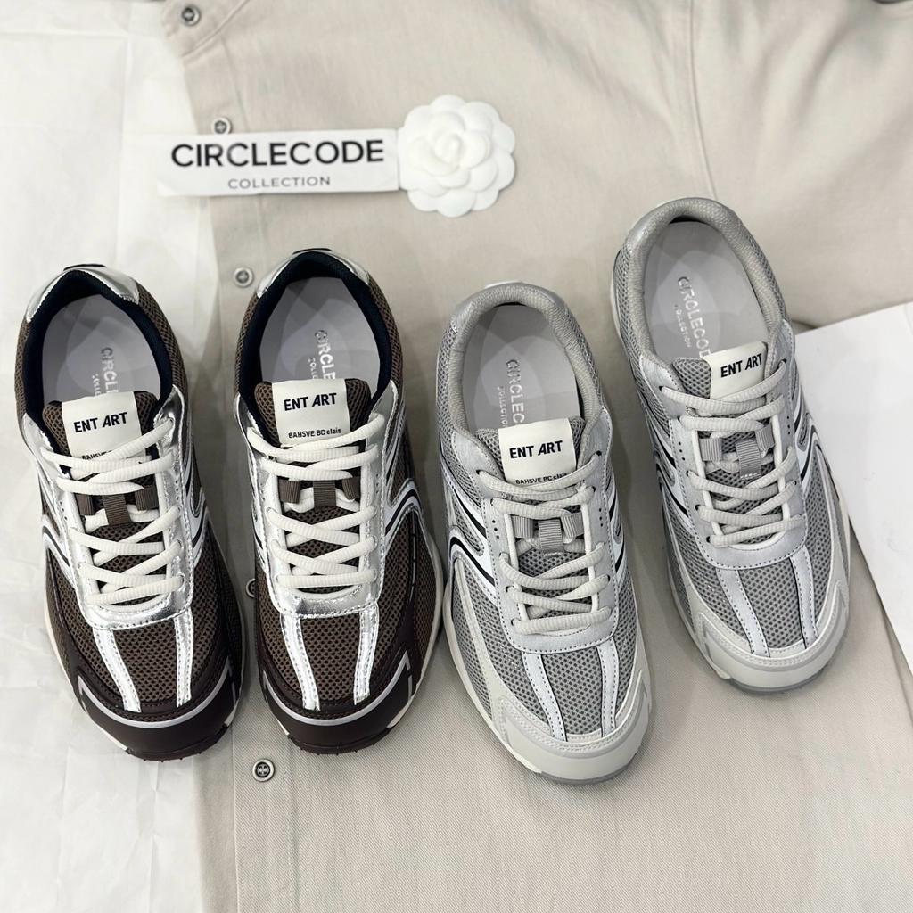 Outdoor niche inner height-increasing moral training shoes women's 2025 new mesh breathable Forrest Gump shoes