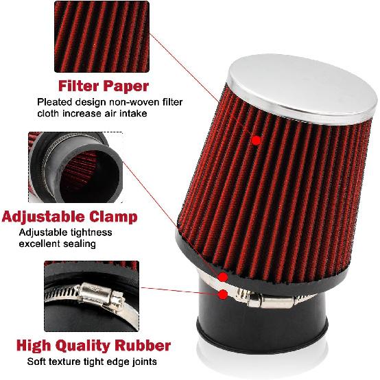 Upgraded Mini Bike Air Filter Adapter Kit for Predator 212cc Coleman CT200U CT200U-EX BT200X KT196 224cc 196cc 6.5hp Honda GX160 GX200 Engine Go Kart