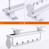 Telescopic Clothes Hanger Clothes Rack Storage Device for Wardrobe Vertical and Longitudinal Rod Clothes Hanging Rod