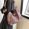 Large Capacity Leopard Shoulder Bags 2025 Luxury Chian Nylon Tote Bags Fashion Commuter Travel Purse Handbags