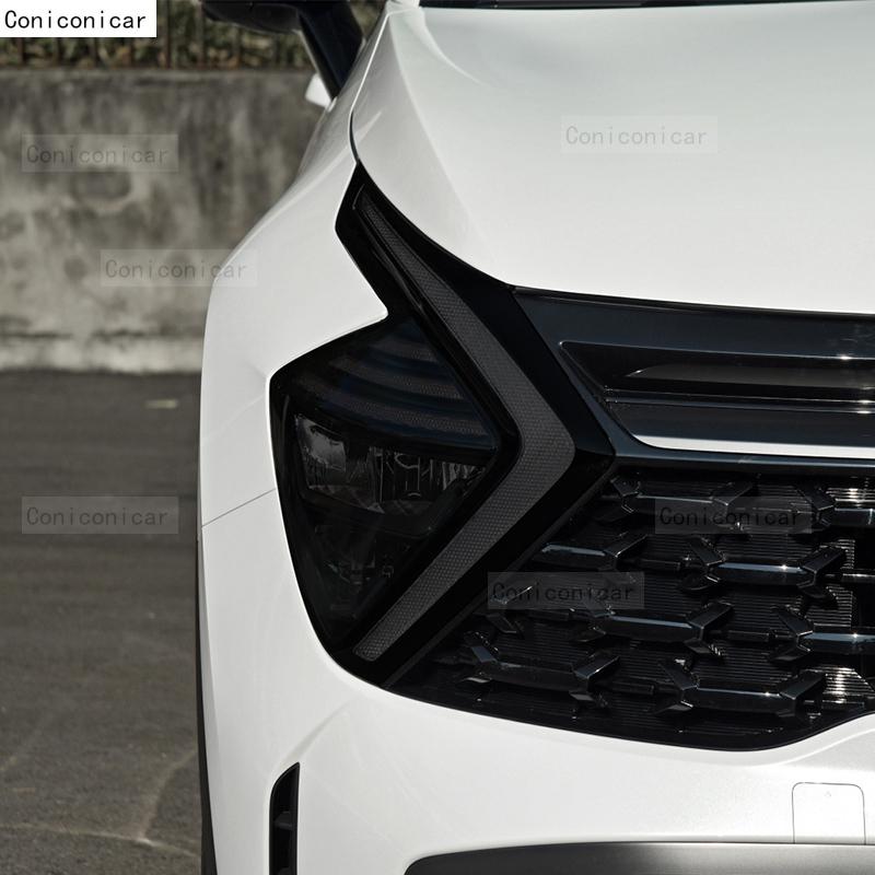 For KIA SPORTAGE 5 NQ5   Car Headlight Protective Cover Film Front Light TPU Anti-scratch Headlamp Tint Accessories