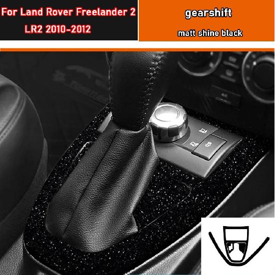 

Car Interior Sticker Gear Box Protective Film For Land Rover Freelander 2 LR2 2010-2012 window Panel Sticker Carbon Fiber Black Right hand drive