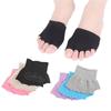 Korean Version of Five-finger and Half-palm Yoga Socks Women's Short Socks Cover Half-size Pad Sweat-absorbing Summer Dispensing Non-slip Toe Socks