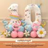 Accessori fotografici per il 3° compleanno del bambino: Palloncini e Decorazioni Numeriche