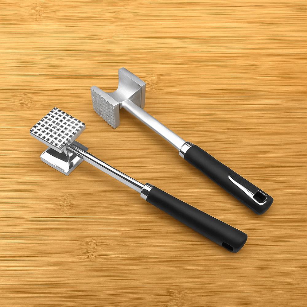 Aluminum Zinc Zinc Alloy Meat Tenderizer Square Head Beef Tenderizer Loose Meat Hammer  Restaurant