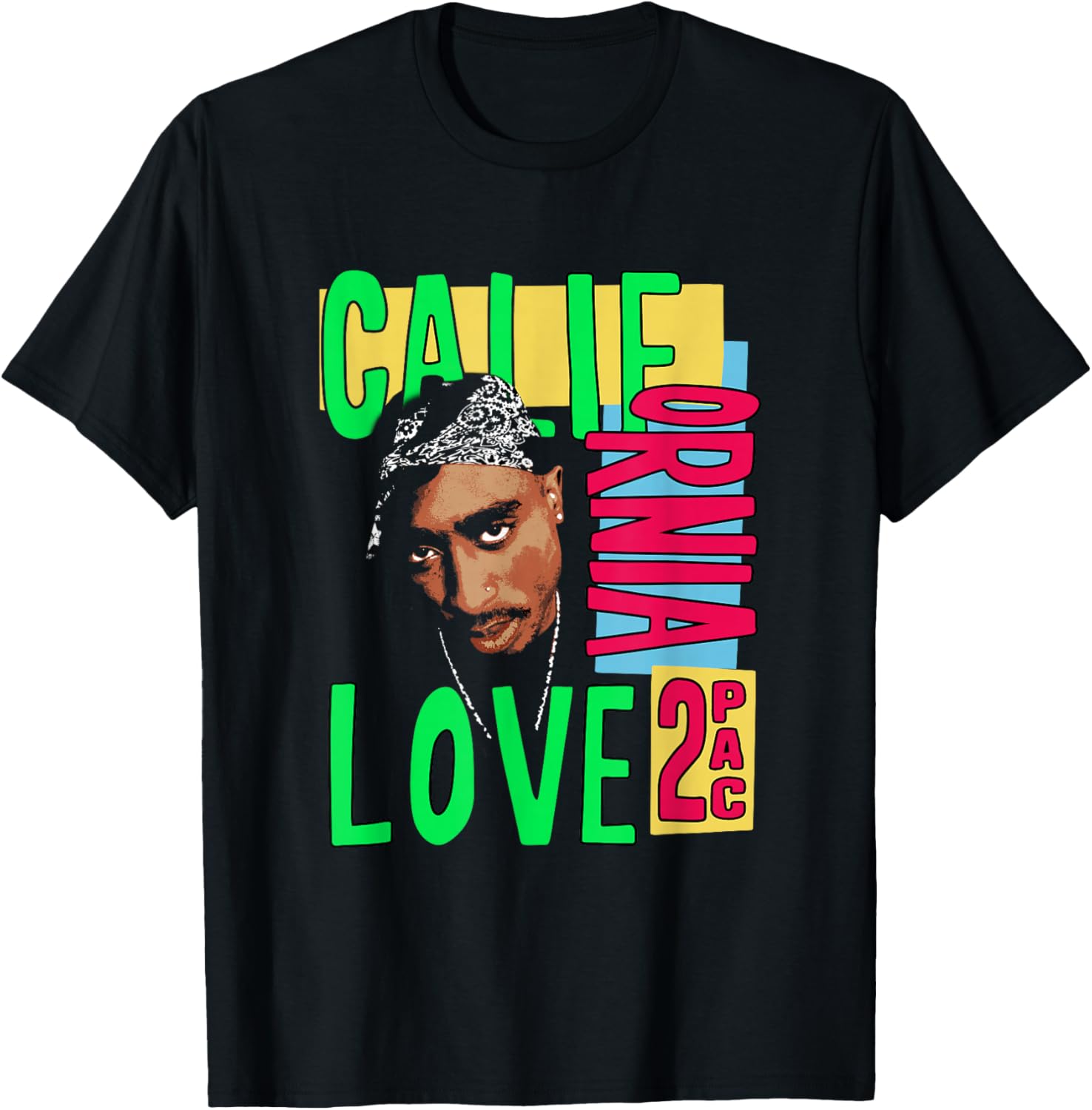 Official Tupac California Love T-Shirt Small S