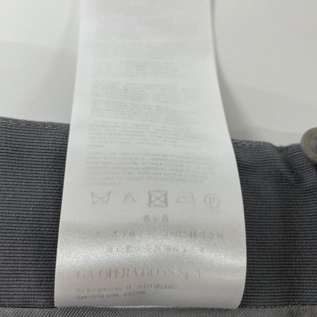 Giorgio Armani Gray 1SHNN04J T02AD Cocoon Slit Skirt Skirt 40 grayUsed