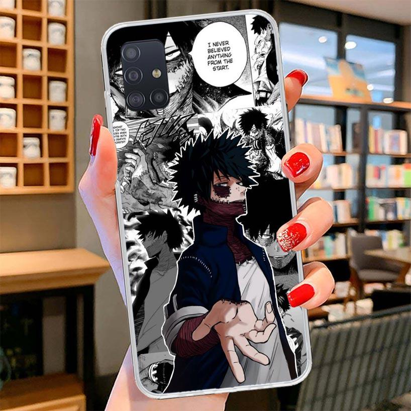 My Hero Deku Cover Phone Case For Samsung Galaxy A12 A22 A32 A52 A72 A02S Phone Case Note 20 Ultra 10 S10 Plus A51 A71 A50S A20S