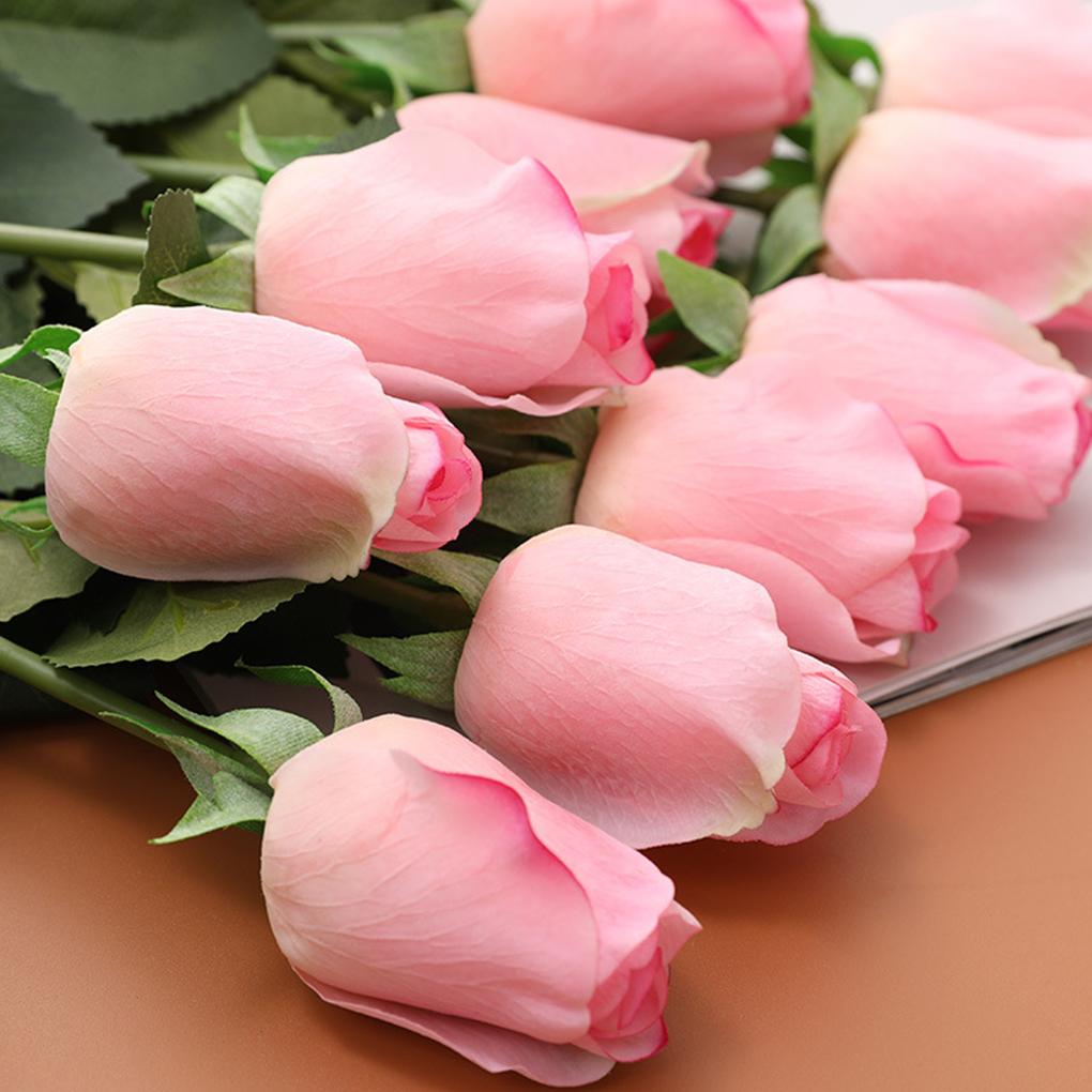 5pcs Artificial Rose Flowers Adjustable Simulation Flower Bouquet Decoration for Party Wedding