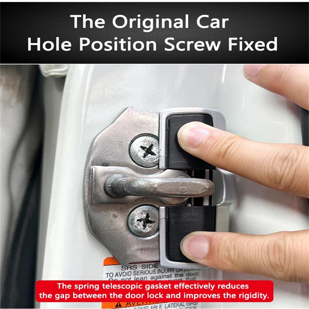 4 Set Car Door Lock Buckle Cover For Subaru BRZ XV Forester Legacy Outback WRX