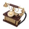Vintage Telephone Ornament, 1920s Fake Antique Telephone, Unique Decoration, Retro Crafts, for Bar, Cafe Window Decoration, with Accessories