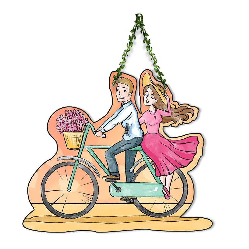 Couple Wall Hanging for Home Decor | Couple Gifts | Valentine Decor Items for Girlfriend Boyfriend Husband Wife