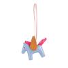 1Pc Horse Pendant Minimalist Bag Pendant Creativity Wing Decoration Cartoon Color Blocking Leather Pendant Car Keychain