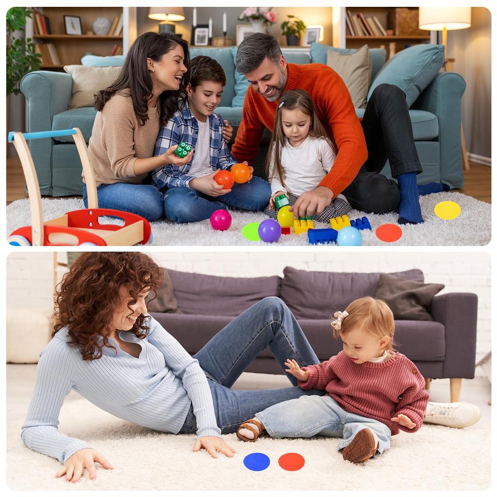 PATIKIL 4cm 40pcs Car Pet Spot Markers Round Floor Dot Markers - Car Pet