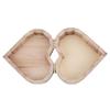 New Arrive Storage Boxes Heart Shape Wood Box Jewelry Box Wedding Gift Home Storage Bin Earrings Ring Box Makeup Wood Case Gift