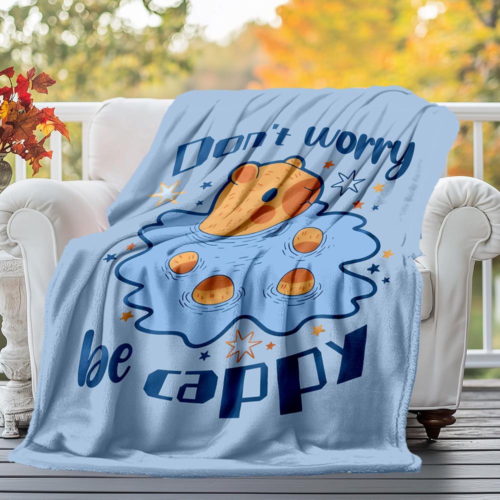 Bear Cappy Outdoor Flannel Blankets, Outdoor travel, Home Blankets, Fan Gifts,Suitable for All Seasons, Christmas Gifts. R1127126
