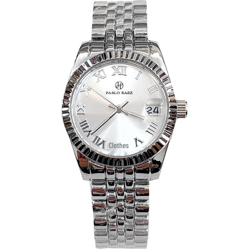 2024 Fashionable Women's Non-Fading Stainless Steel Chain Watch