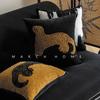 Light Luxury Sofa Pillow Cover New Chinese Modern Minimalist Model Room Decoration Pillow Backrest Headboard Cushion Cover