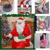 Handmade Faux Fur Trim Christmas Tree Skirt & Fluffy DIY Wreath Craft for Children