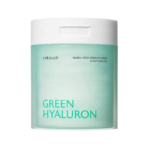 Milk Touch Hedera Helix Green Hyaluron 6-Second Hydrating Soothing Pad — 60 Pads