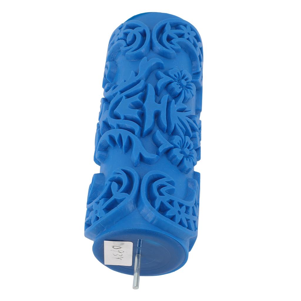 Pattern Paint Roller Wall Decoration Round Rubber Reusable Multifuntional Art Texture Roller for Furniture Cabinet