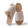 Four Seasons Universal Cotton and Linen Slippers Women's Cute Home Breathable Comfortable Home Linen Slippers