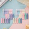 100 Sheets Page Makers 5 Colors Quick Labeling Firm Adhesion Pull Out Index Sticky Notes for Office