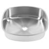 Kitchen Sink 304 Stainless Steel Rust Proof Large Capacity Easy Clean Recessed Undermount Single Bow