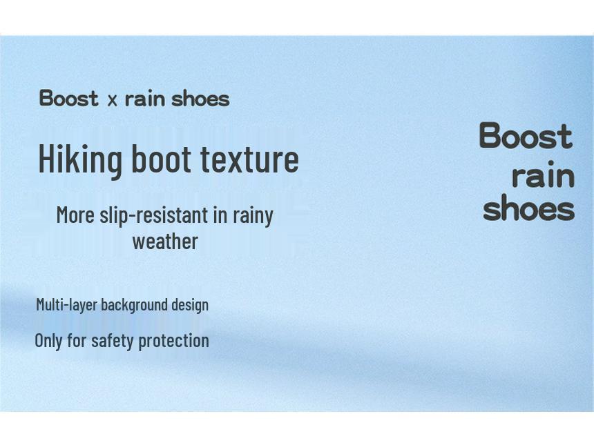 Kids' Waterproof Cartoon Rain Boots - Non-Slip Rubber Shoes for Boys & Girls, Warm Long Mid-High Top Design
