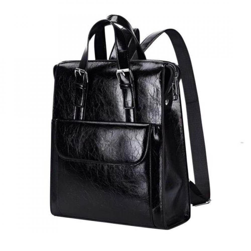 Melting Brown Women Backpack Square Bag