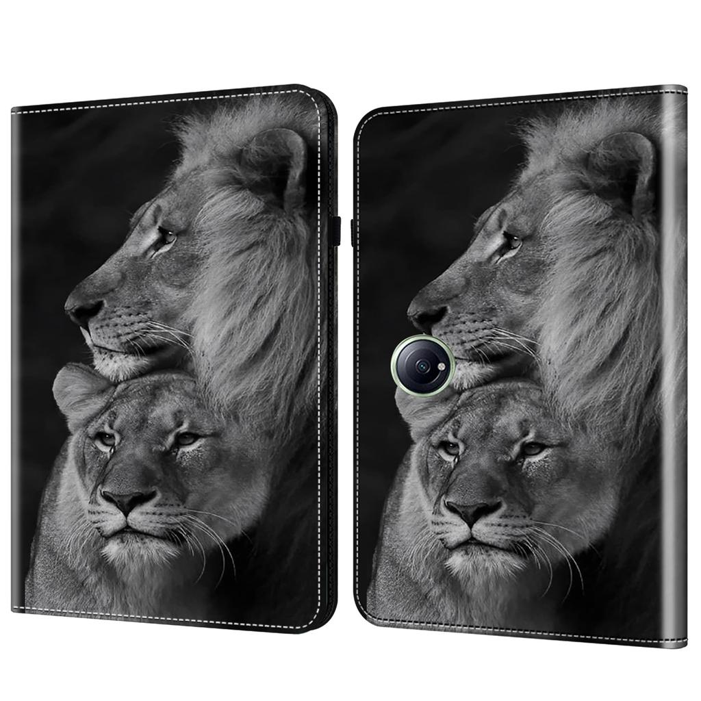 For OnePlus Pad 2/Pad Pro Case Flip Stand Leather Tablet Cover Pattern Printed