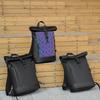 Men's Colorful Diamond Lattice Versatile Backpack for Business, Travel, and Commute