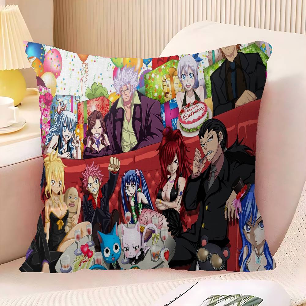 F-Fairy T-Tail A-Anime Pillow Cover For Bedroom Room And Living Room Sofa Decorative Cushion Cover