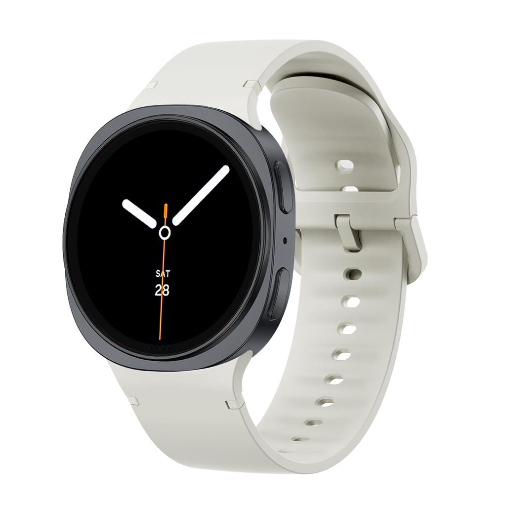 Originální silikonový pro Samsung Galaxy Watch 8/8 classic 40mm 44mm 46mm řemínek Sportovní correa pulseira náramek Galaxy Watch 8 pásek