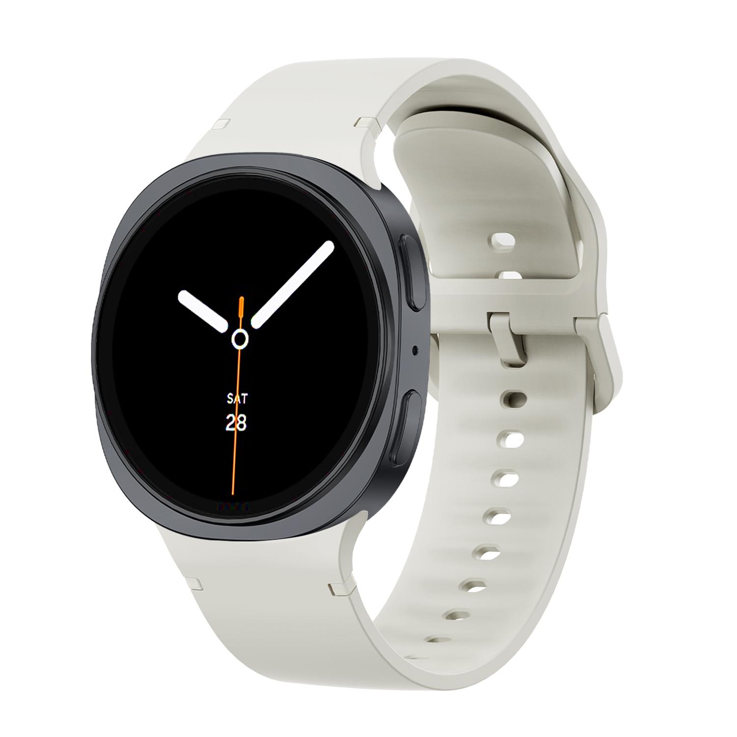 

Оригінальний силіконовий ремінець для Samsung Galaxy Watch 8/8 classic 40мм 44мм 46мм Спортивний correa pulseira Браслет Galaxy Watch 8 galaxy 8classic 46mm&20mm