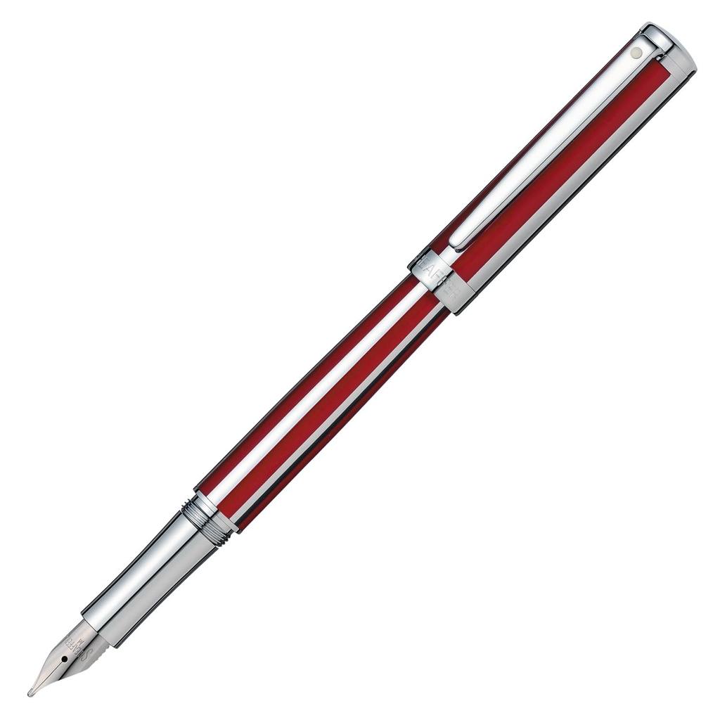SHEAFFER Fountain Pen F Fine Nib Intensity Red Stripe N0923640 Officially Imported