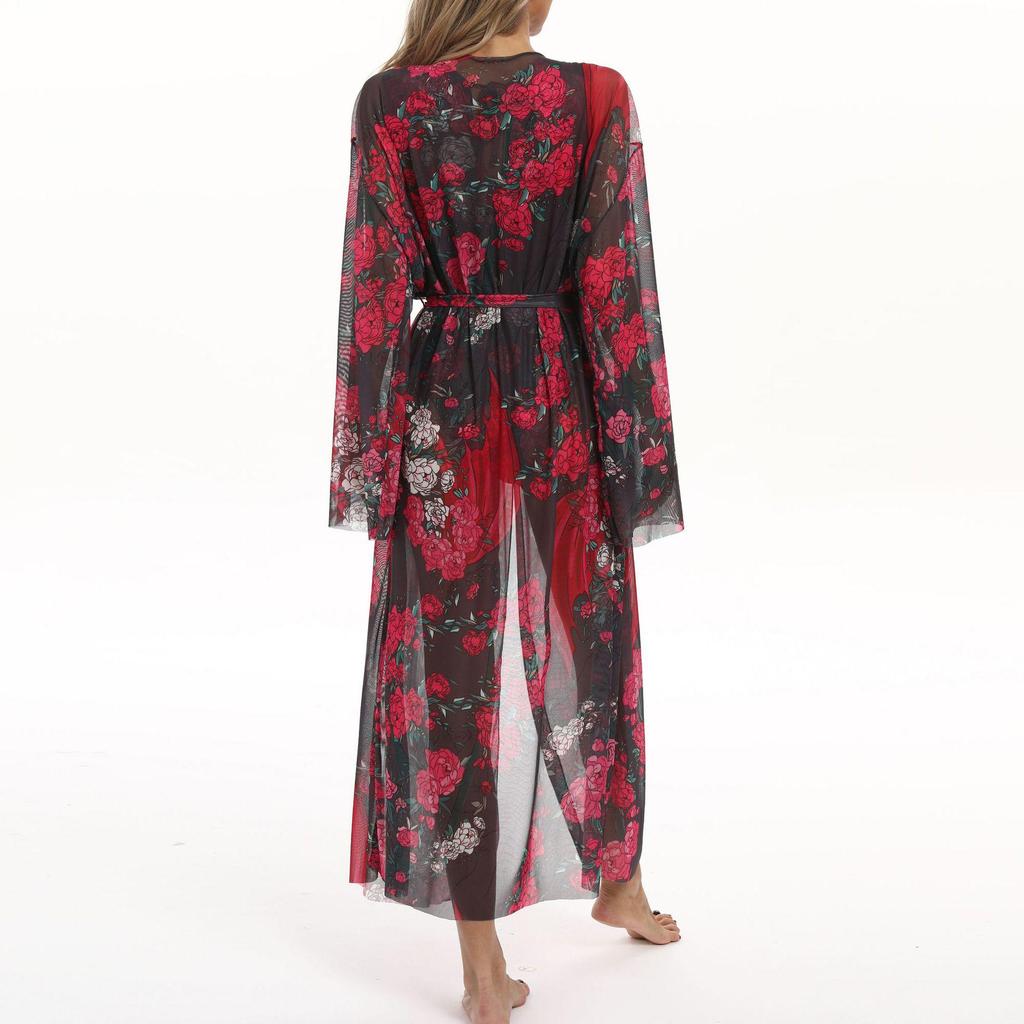 Russia 2025 Swimsuit & Sunscreen Mesh Cover-Up Beach Dress